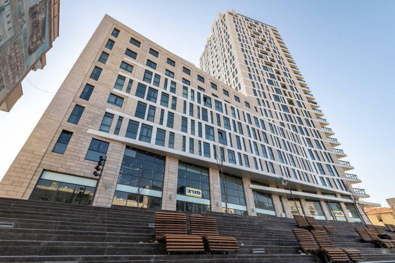 Modern Flat On Best Location In Town Yerusalem Bagian luar foto
